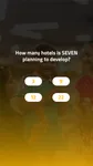 Thumbnail: The yellow hotel question returns to four compact numeric answer controls. English source version.