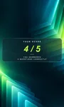Thumbnail: Geometric technology portrait quiz result artboard.