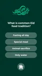 Thumbnail: Portrait Eid quiz artboard with four answer options.
