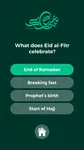 Thumbnail: Portrait Eid quiz artboard with four answer options and a highlighted answer.