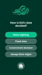 Thumbnail: Portrait Eid quiz artboard with four answer options and a highlighted answer.