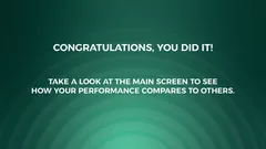 Thumbnail: A completion screen directs the visitor to the main display to see their result.