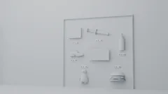 Thumbnail: A neutral technical activity wall with everyday-item props and six recovered barcode labels.